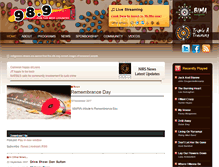 Tablet Screenshot of 989fm.com.au